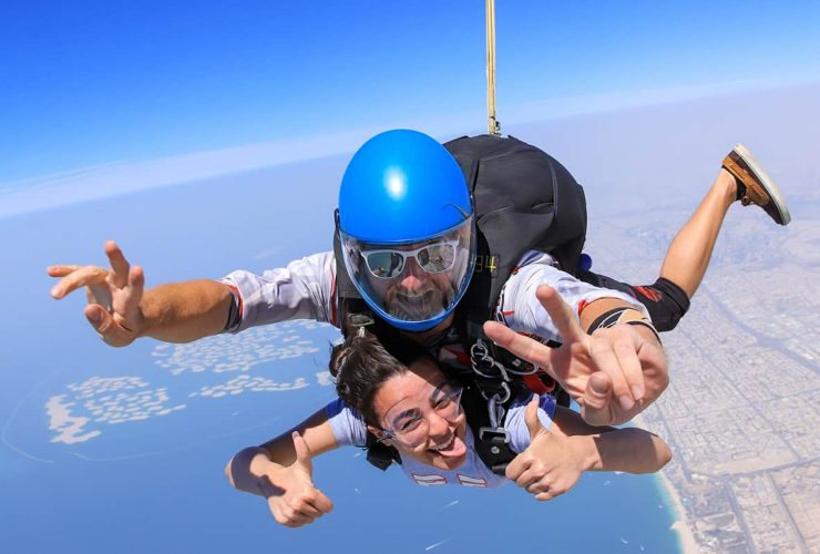 Прыжок с парашютом Skydive Dubai – впечатления на всю жизнь