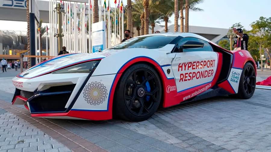 Суперкары скорой помощи в Дубае