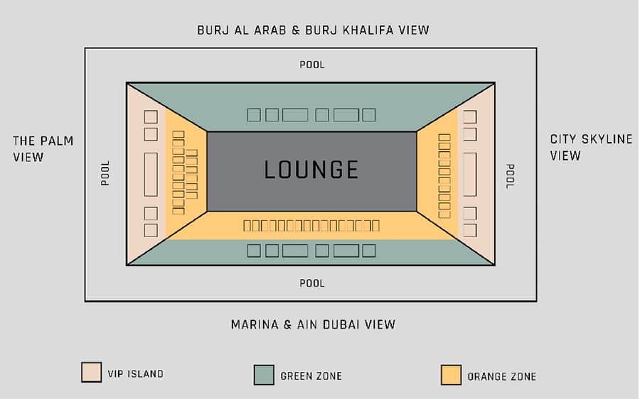 План Aura Skypool Lounge