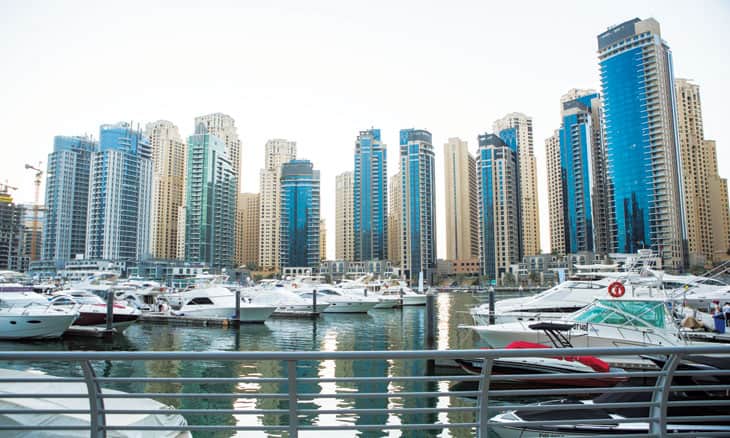 Прогулка на яхте по Dubai Marina Walk