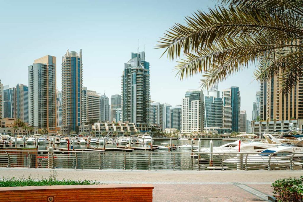 Набережная Dubai Marina Walk