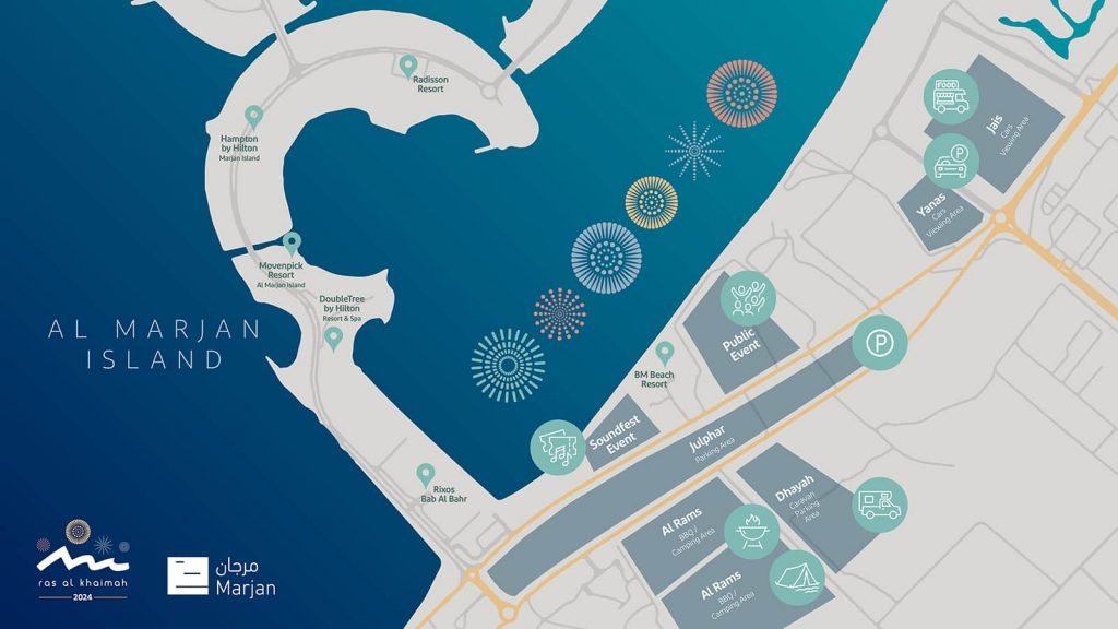 Карта мероприятий на Новый год в Рас Аль Хайме
